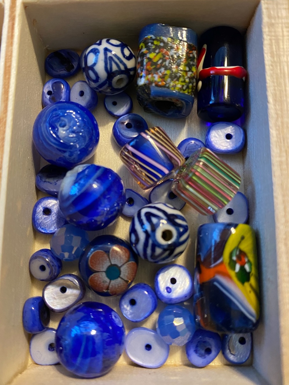 Bead Lot Natural Stone Beads Glass Beads Shell Bead Lot - Picture 6 of 12